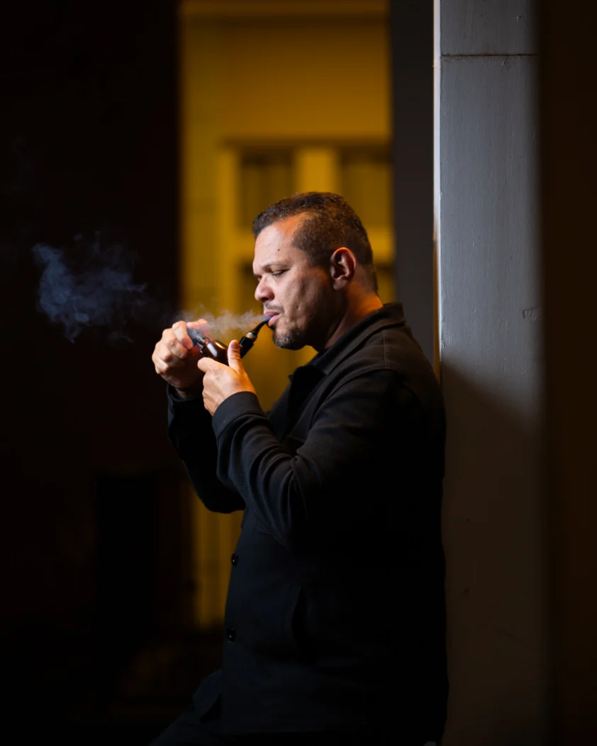 Retrato corporativo em estúdio com iluminação profissional, Florianópolis